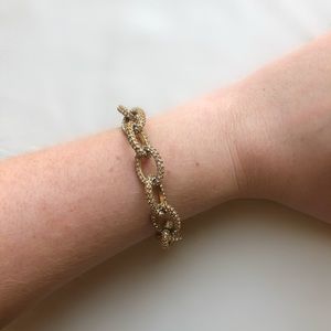 J Crew gold bracelet